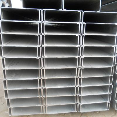 China Construction Metal Building Standard Sizes GI Galvanized Steel C Purline C Channel for sale