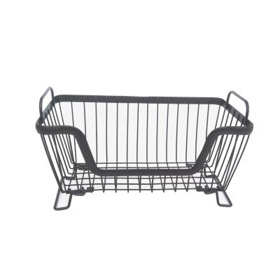 China Viable Multifunctional Wire Storage Stackable Basket for sale