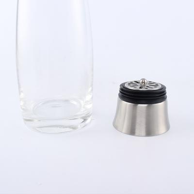 China Sustainable glass dripless carafe with stainless steel lid for sale