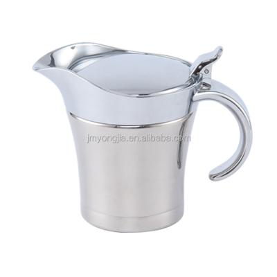 China New Design Kitchen Stainless Steel Gravy Viable Milk Jug for sale