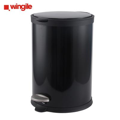 China Viable Cheap Price 20l Plastic Pedal Trash Bin / Trash Can In Bulk for sale