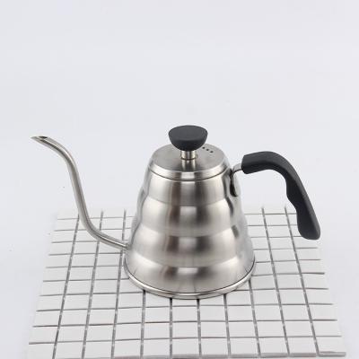 China Sustainable High Quality Stainless Classic European Coffee Whistling Kettle 1.2L for sale