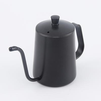 China Sustainable Stainless Steel Spill Over Hand Drip Coffee Pot With Special Handle for sale