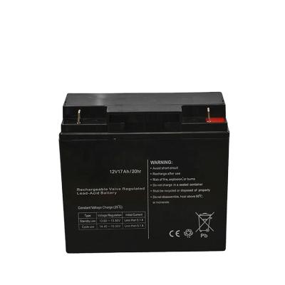 China Maintenance Free Solar Battery 12v 17ah Battery Ups DC Screen EPS Fire Host Lead Acid Battery Accumulator for sale