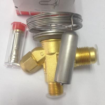 China SAE brass external connection type refrigeration accessories thermal expansion copper valve with a coil for sale