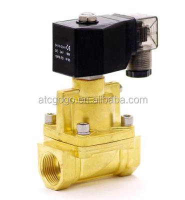 China 15mm General Water Normally Closed Pneumatic Brass Solenoid Valve for sale