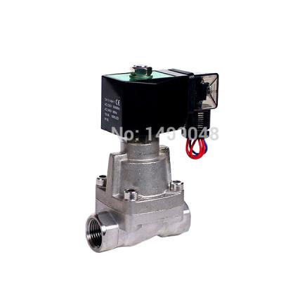 China NBR 12 Solenoid Valve Stainless Steel Normally Open 15mm Volts for sale