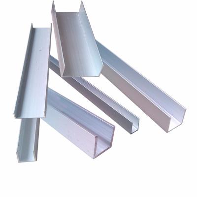 China Decorations 6063 Aluminum U-Profile , U Shape Aluminum Extrusion Led Profile for sale