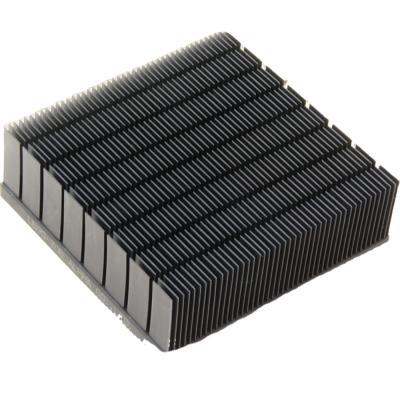 China Heatsink For Manufacturer Produces Standard Electronic Equipment Force Extrusion Anodized Black Aluminum Heatsink for sale