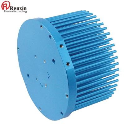 China Led lighting heatsink round pin fin heatsink 120mm for cxb 3590 / clu048 / vero29 for sale