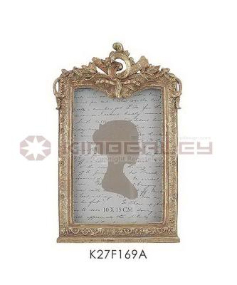 China Classic DECORATIVE ANTIQUE POLY RESIN CARVING PHOTO FRAME for sale