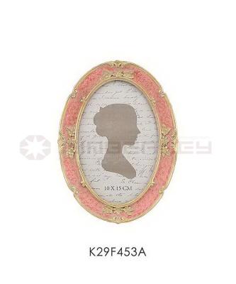 China Classic STYLE ANTIQUE FLOWER POLY RESIN PHOTO FRAME for sale