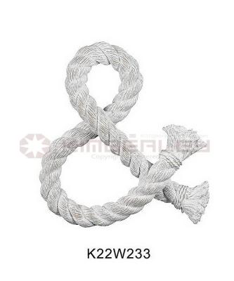 China Rustic Rope Design Symbol and Letter Resin Decoration for sale