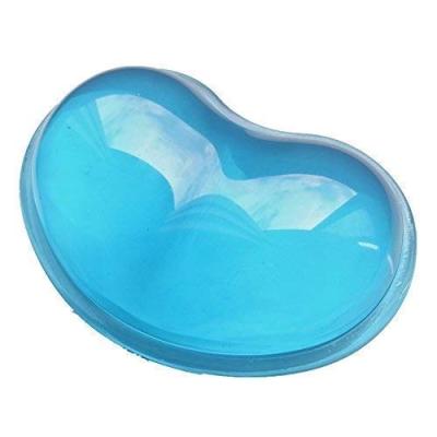 China With CMYK Blue OEM Printing Desktop/Computer Hand Rest Wrist Rest Pillow Silicone Gel Wrist Rest Cushion Cool Ergonomic Heart-Shaped Mouse Pad Free for sale