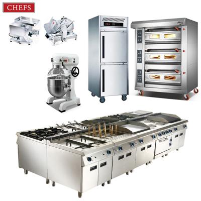 China Modern Stainless Steel CHEFS KITCHEN EQUIPMENT Hotel Restaurant Kitchen Equipment for sale