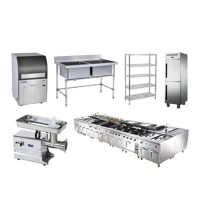 China Restaruant/Western Commercial Kitchen Equipment Porcelain Kitchen/Chefs Canton Fast Food One-Stop Solution Project Kitchen Equipment for sale