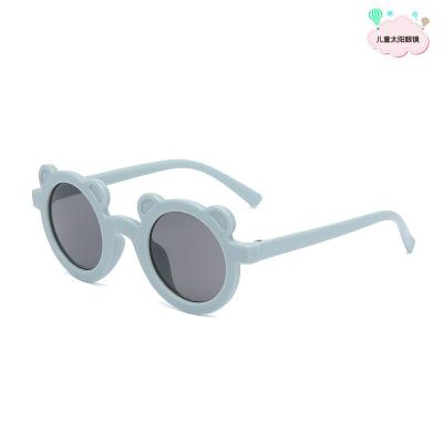 China New Fashion Sunglasses Cartoon Children Sunglasses Lovely Back Shape Frame Girls Kids Sun Glasses Round Street Beat Cute Baby Boy Glasses Shades for sale