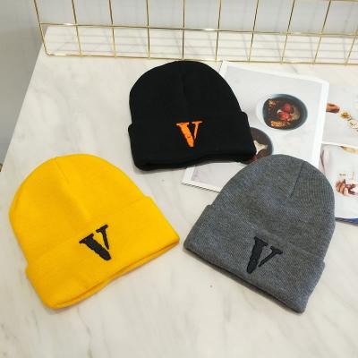 China Custom Logo Knitted Winter Warm Hats 100% Beanie With 3D acrylic embroidery from Guangchuang COMMON hot sale for sale