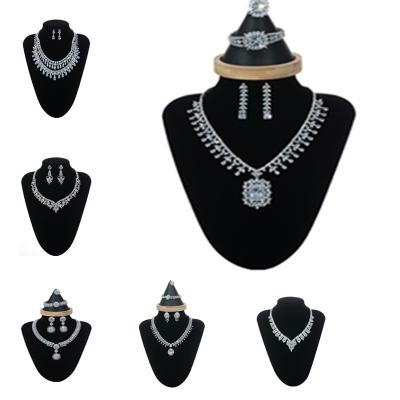 China BOHEMIA Bridal Jewelry Zircon Set Women Cubic Zirconia Jewelry Sets for sale