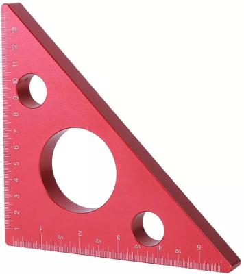 China 5 Inch/13 Triangles Ruler Aluminum Carpenter JDSR Woodworking Ruler Woodworking Measuring Tools for sale