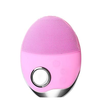 China Personal Clean Skin Revitalizer Beauty Skin Care Tool Rechargeable Facial Cleansing Silicone Waterproof Facial Cleansing Brush for sale