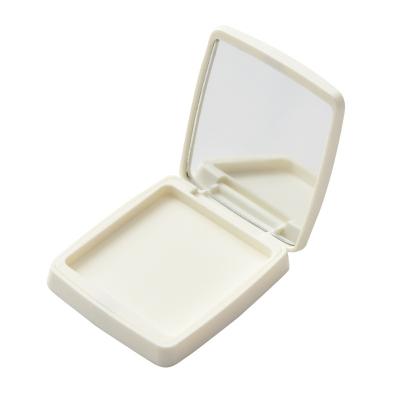 China Recycled Materials Compact Face Make Up Case Pressed Foundation Powder Cosmetic Case With Mirror for sale