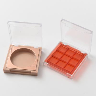 China Recycled Materials Custom eco friendly square powder box compact powder case container for sale