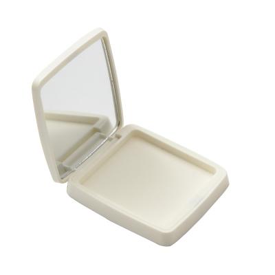 China Recycled Materials Empty Blush Compact Cosmetic Packing Plastic Powder Box Case For Powder Eye Shadow for sale