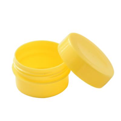 China Recycled Materials Wholesale small portable yellow empty makeup container box plastic for sale