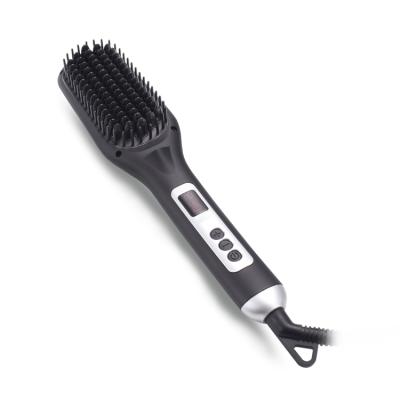 China Compact Ion Straightening Brush Hot Air Negative Hair Brush for sale