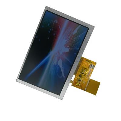 China industrial standard size sunlight readable 5 inch tft lcd touch display module with black silk printing 5.0