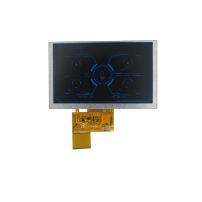 China 5 Inch 800*480 TN 1000 Nits TFT Capacitive Sunlight Readable TFT LCD Display Module 5.0