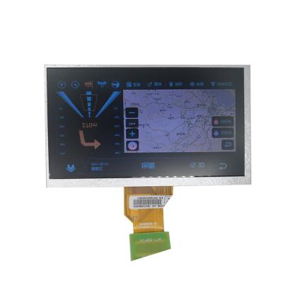 China Vehicle/Industrial Control Wholesale Tft LCD 7 Inch Tn 800*480 High Brightness Touch Screen Display Module for sale