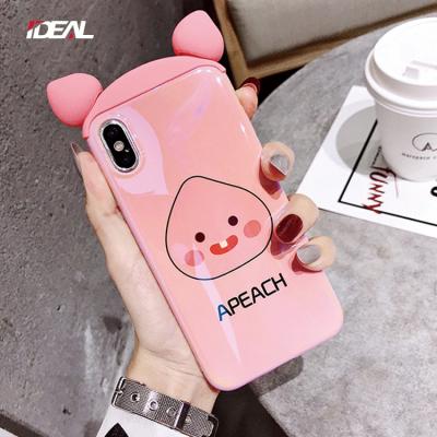 China 2018 Decoration Tempered Glass TPU iPhone X Protective Glass Combo Shell Cell Phone Case For for sale