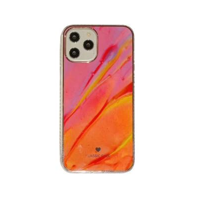 China Flexible Anti-fall IMD Marble Cover Anti-scratch Shock Proof Anti-finger Printing TPU Case For iphone 12 Covers for sale