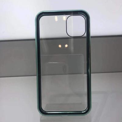 China Protection And Decoration Generation 2 Phone Case Double Sided Magneto+Privacy Glass For iPhone 11pro Max for sale