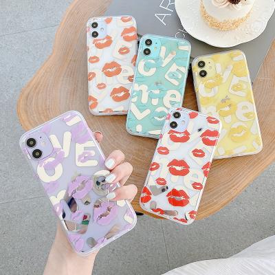 China Full Cover Laser Color Words IMD TPU Shockproof Mobile Cell Phone Case For iPhone 8 8 Plus for sale