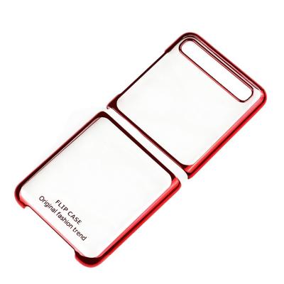 China Luxury Plated Anti-drop Smart PC Phone Case For Samsung Galaxy Z Flip 3 5G Z Flip3 Hard Case Cover for sale