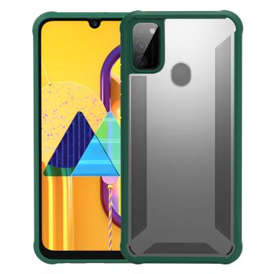 China Matte Transparent Shock Absorbing Back Covers For Samsung M30s Cases for sale