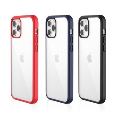 China 2 In 1 Shockproof Protective Case PC TPU Phone Case For iPhone 12 Pro Case for sale