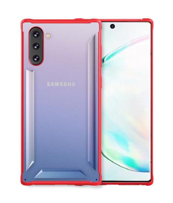 China Samsung Galaxy Matte Transparent Shockproof Phone Covers For Note 10 Plus Cases for sale