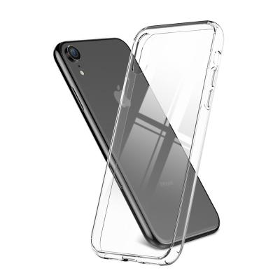 China 2 in 1 Clear Crystal Transparent Acrylic Phone Case Scratch Proof Case for iPhone XR XS for sale