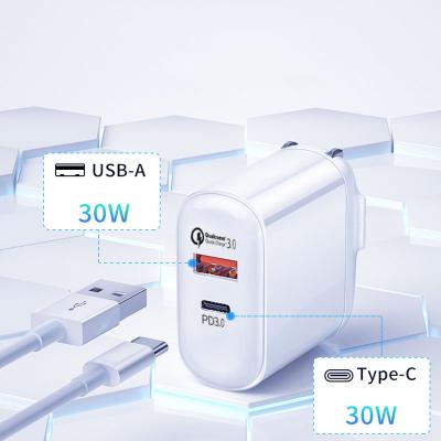 China Convenience KOOLIFE OEM Factory Price Wholesale 30W PD Fast Charger Head For Iphone for sale