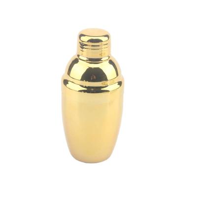 China Viable Custom Gold Cocktail Stainless Steel Martini Shaker Tin Drink Mixer Shaker for Bar Kit Mixing Drink Wines for sale