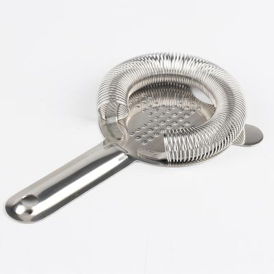 China Viable Factory Direct Bar Tools Criss Cross Cocktail Strainer Stainless Steel Bar Strainer For Kit Holding Bar for sale