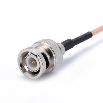 China Custom Length BNC/MCX 90 Angle RF Cable Assembly With Long Life BNCJMCXJW316 for sale