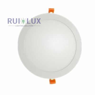 China Modern LED Panel Light Alum Body Round Recessed White LED Panel Lamp 6W 9W 6500K Light Leakage Slim Ceiling Lamp for sale