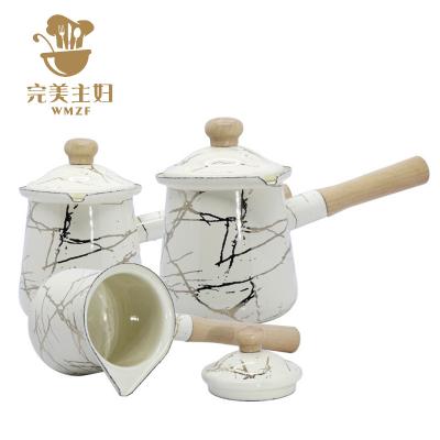 China Viable New Product Gift Milk Kettle Mug Coffee Pot Ceramic Four-Piece Set Kettle for sale