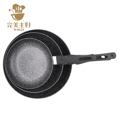 China Factory Wholesale Customized Non-Stick Pan Kitchen Omelet Steak Aluminum Nonstick Casserole Viable for sale