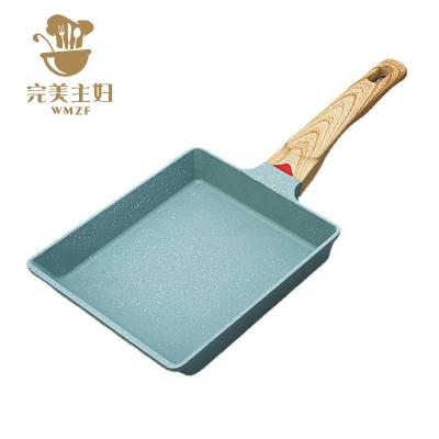 China New sustainable Japanese copper stone pan egg pan square pan Customizable sizeegg frying pan for sale